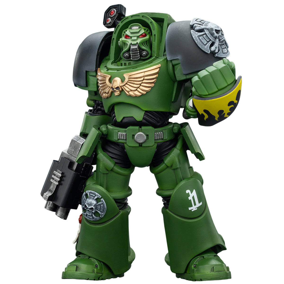 JOYTOY Warhammer 40,000 Salamanders Terminator with Power Fist and Assault Cannon & with Power Fist and Storm Bolter & with Power Sword and Storm Bolter Action Figure