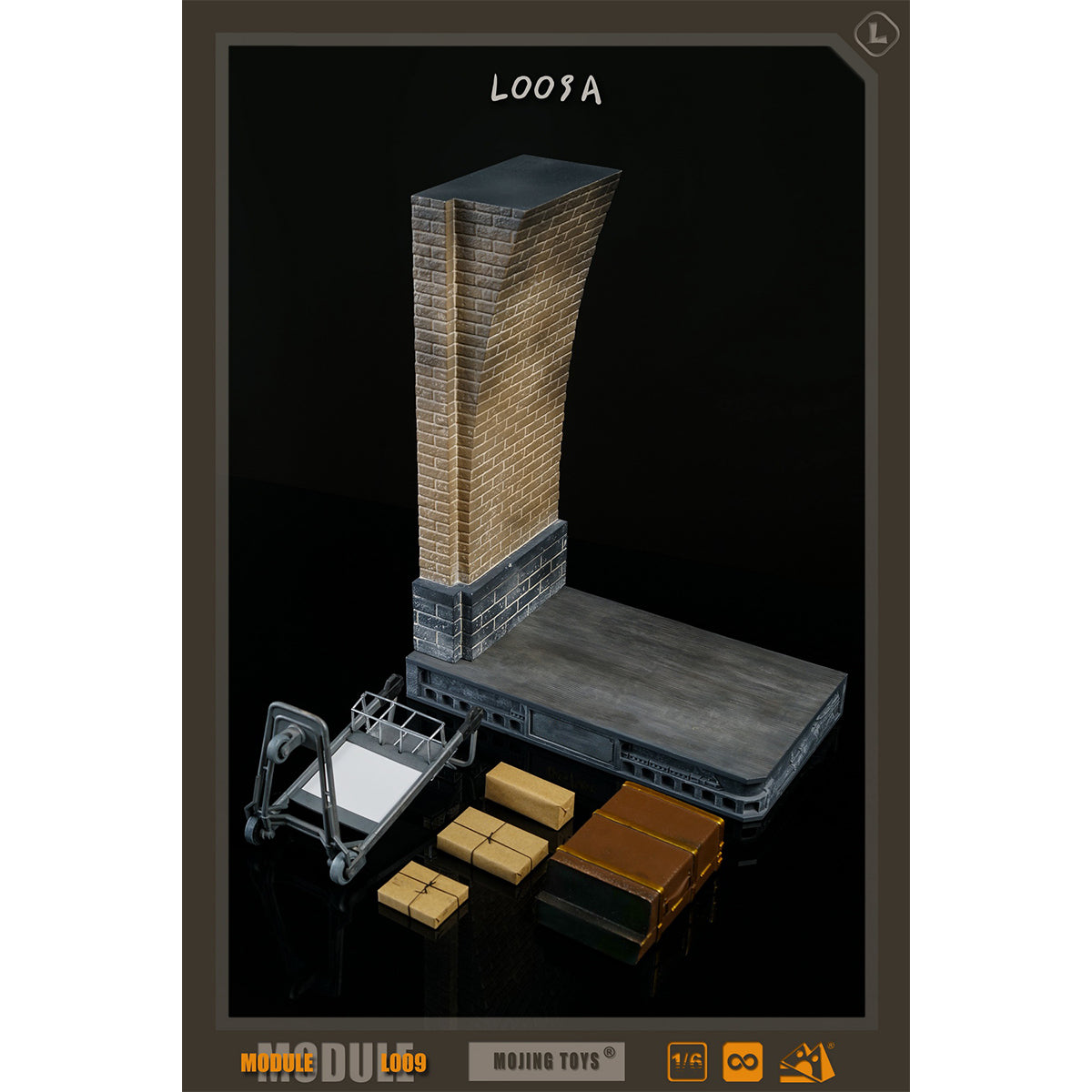 MOjingtoys Harry Potter Platform Diorama Base & School Entrance Costume Pack Diorama Scene Base Fit 1/6 Scale 12-inches Action Figure