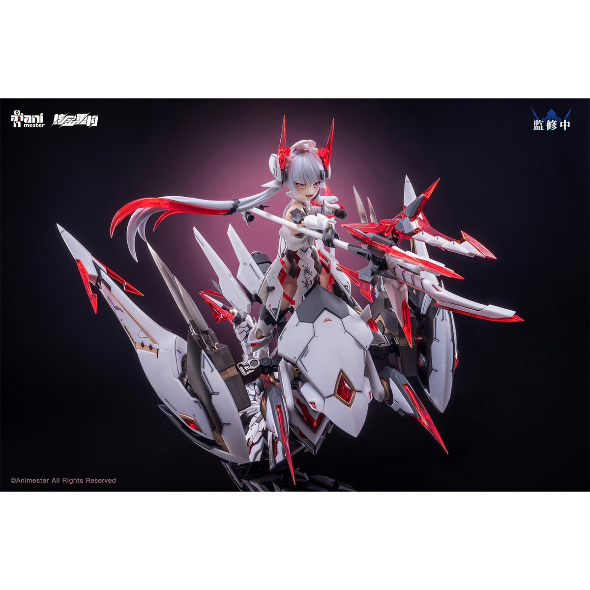 Nuclear Gold Reconstruction Polaris Star·White Polaris Star White Snake Mechagirl Kit 1/12 Scale Model Kit