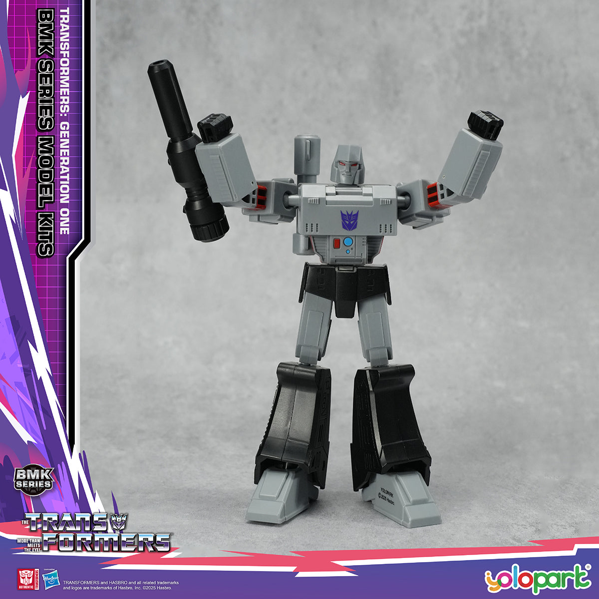 Yolopark Transformers G1 Animation BMK Optimus Prime Megatron Bumblebee Starscream Set Model Kit