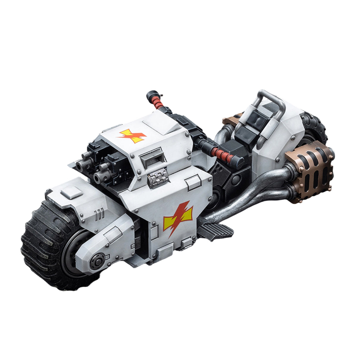JOYTOY Warhammer JT4836 White Scars Raider-pattern Combat Bike 1/18 Scale Action Figure
