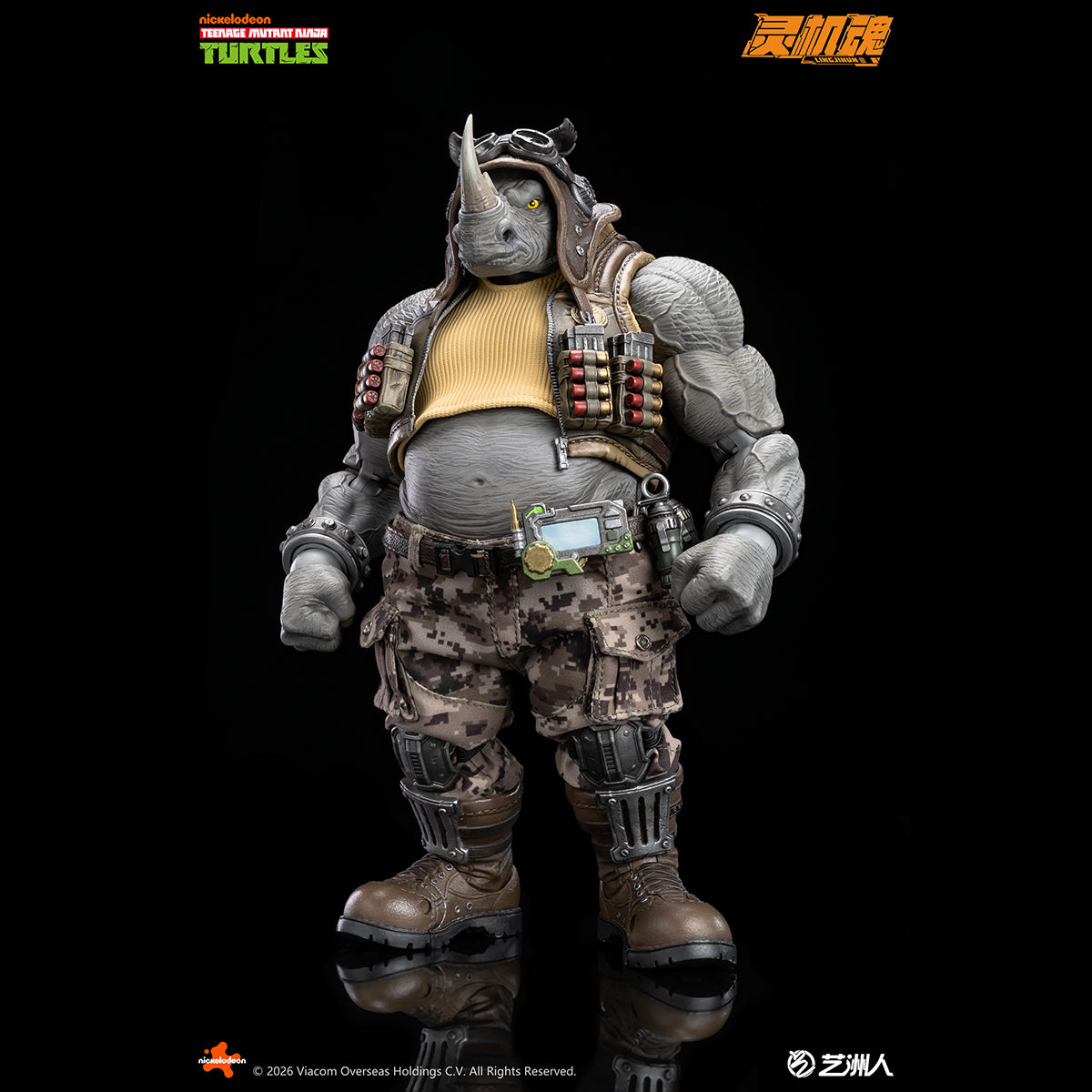 LINGJIHUN TMNT-Bebop & TMNT-Rocksteady 1/10 Scale Action Figure