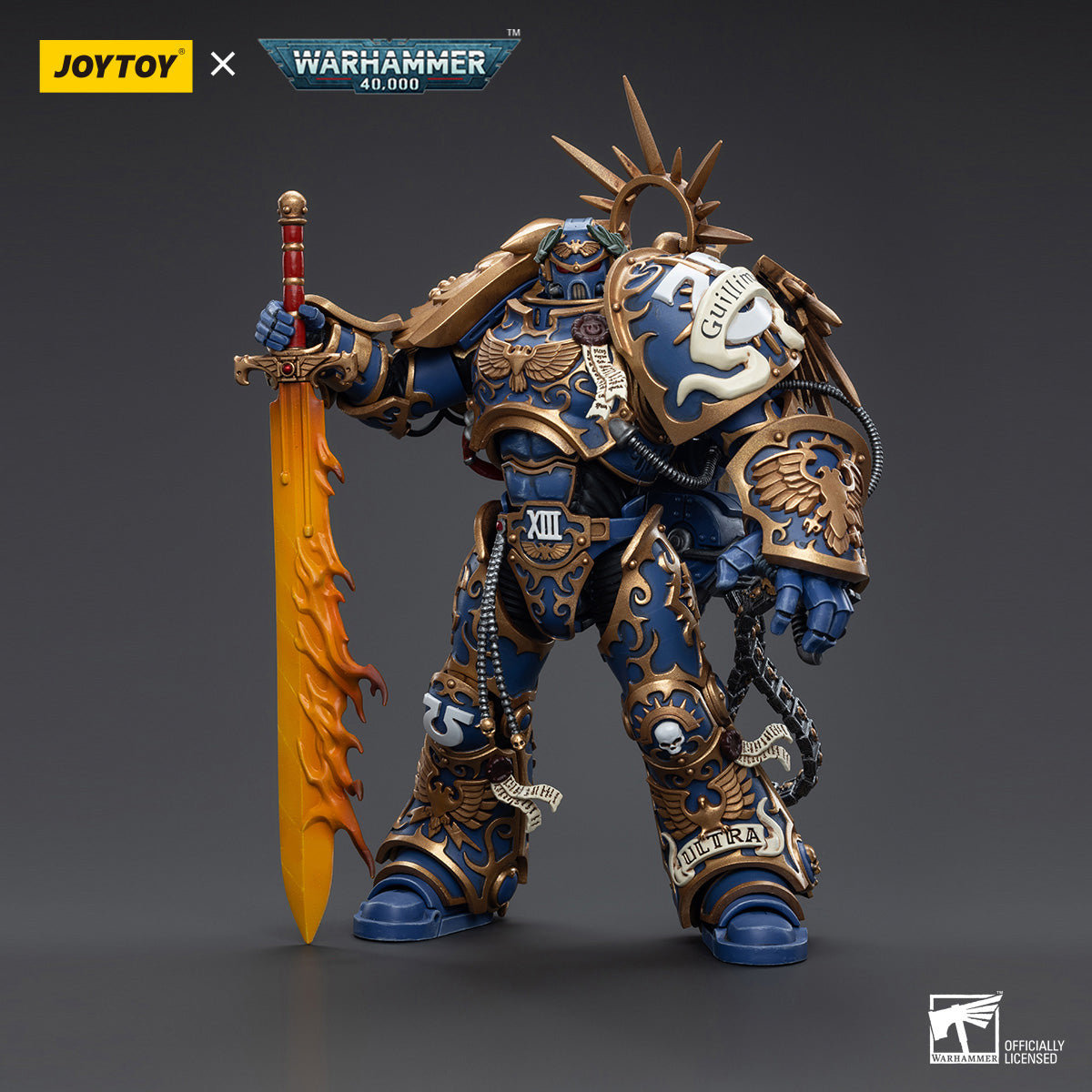 (Only Shipped to the US) JOYTOY Ultramarines Primarch Roboute Guilliman Warhammer 1/18 Scale Action Figure