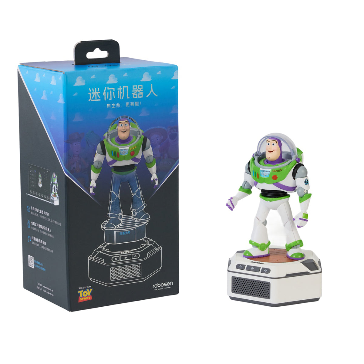 Robosen Mini Robot Toy Story WALL·E/EVE/Woody/Jessie/Buzz Lightyear/REX/Lots-o'-Huggin' Bear/Action Figure Set