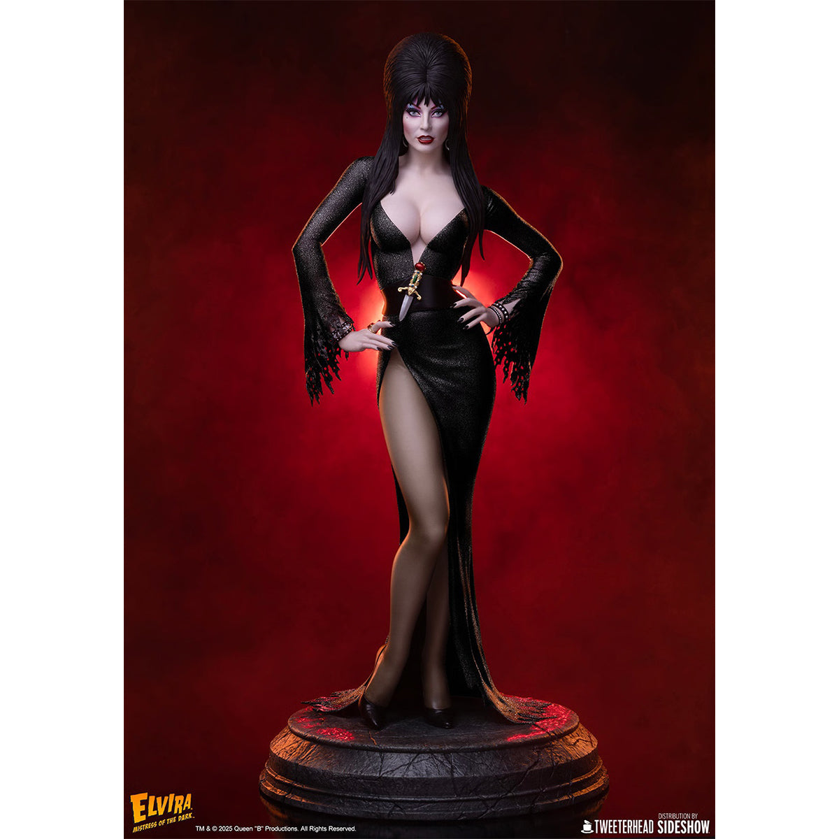 Sideshow x Tweeterhead, Elvira, Art Figurine