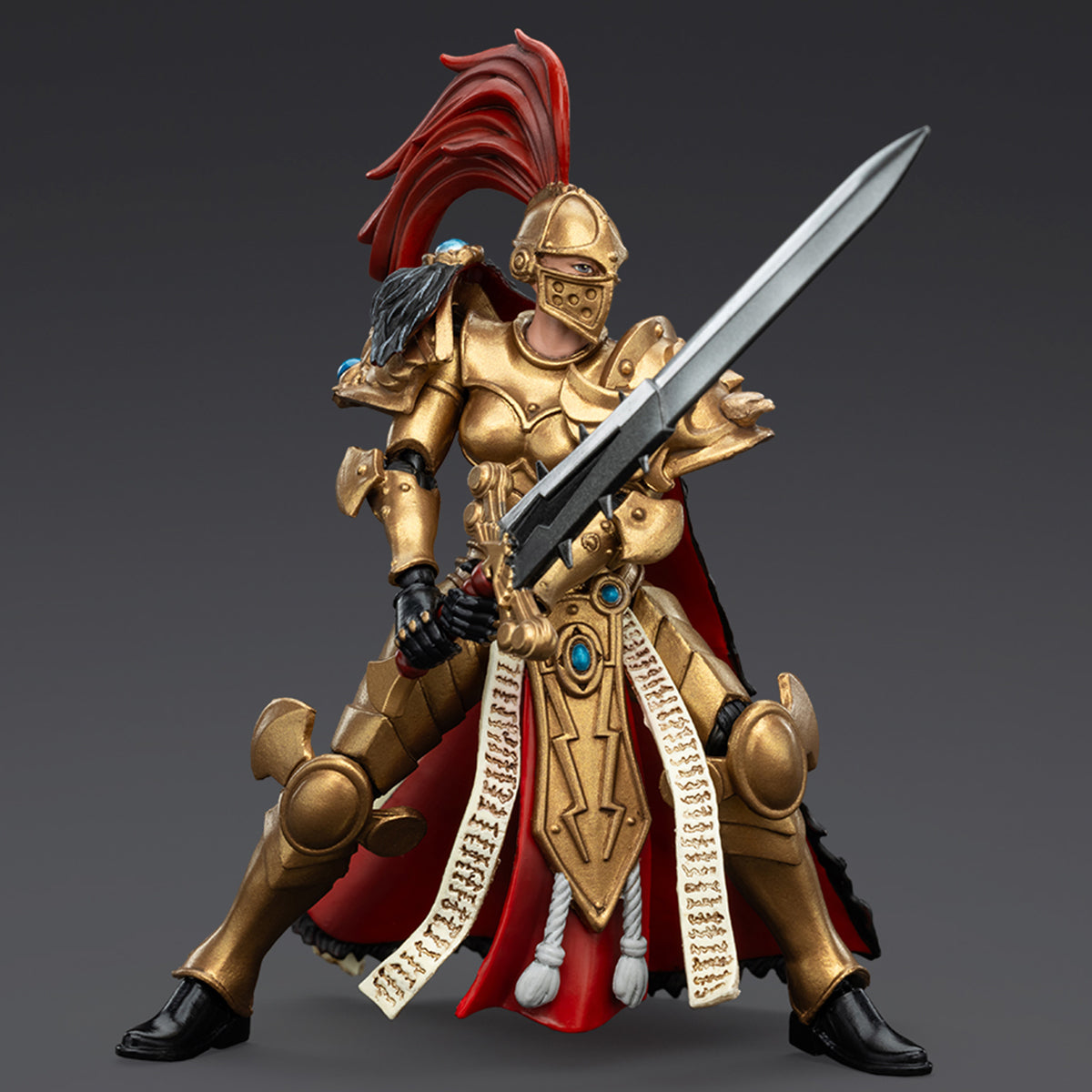 JOYTOY JT00850 Sisters of Silence White Falcons Vigilator Cadre Vigilator Mistress Warhammer 1/18 Scale Action Figures