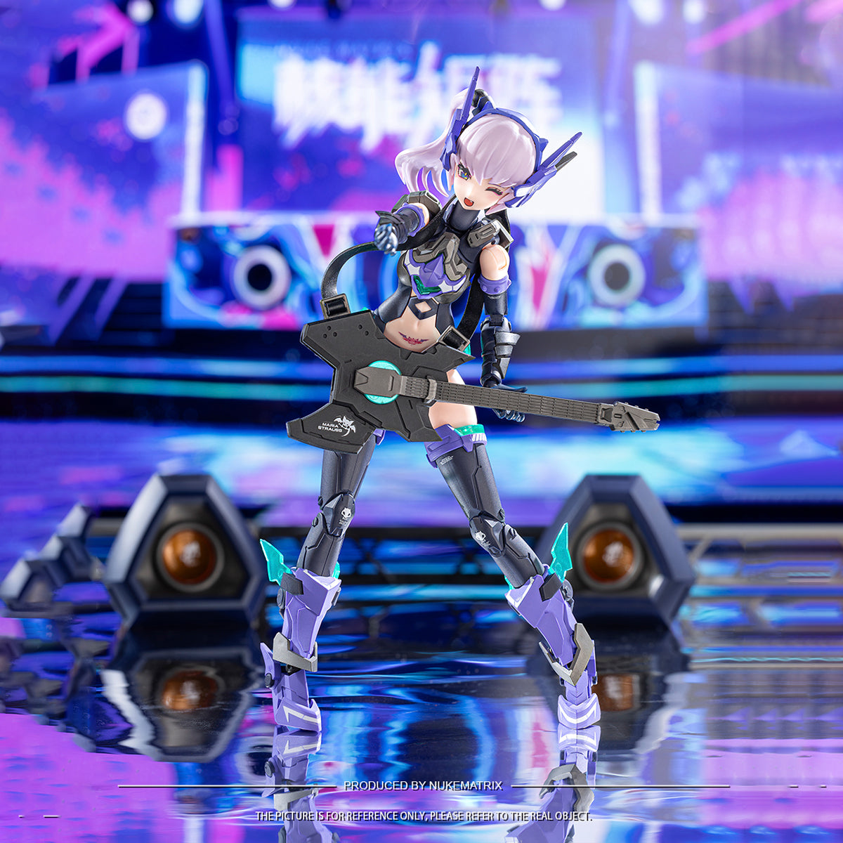 NUKE MATRIX Cyber Forest B.A.T. Sonic Blast Attacker: Maria Strauss FF0115 Assembly Model Kits