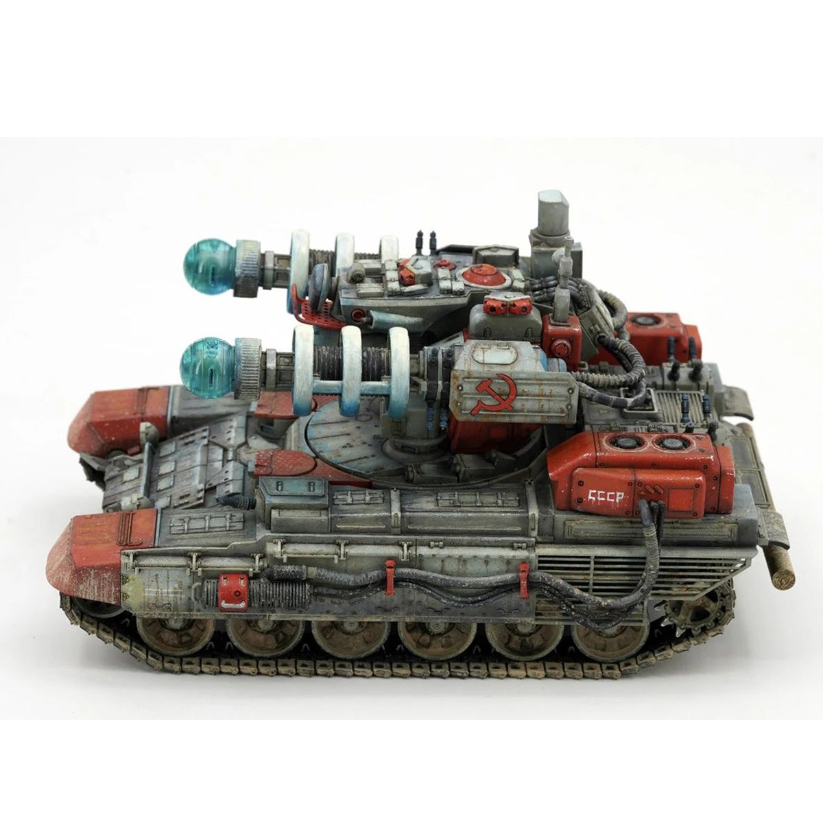 BORDER BC-005 Soviet Magnetic Storm Tank Gesla Gank/BC-004 Kirov Airship/BC-003 Soviet Apocalypse Tank Ver2.0/BC-002 Grizzly Battle Tank/BA-002 Hell Knight Syl Model Kit