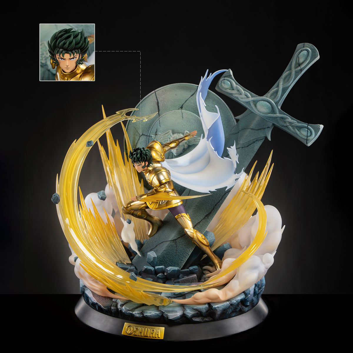 JIMEI PALACE Saint Seiya Capricorn Shura Golden Saints Series Vol.5A Art Statue