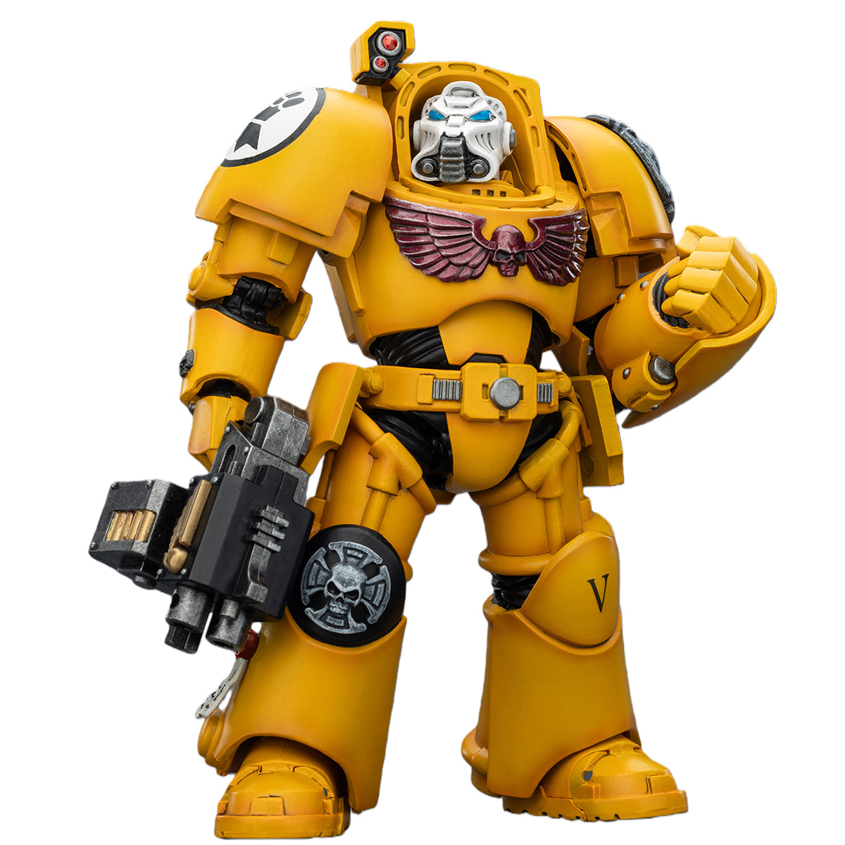 JOYTOY Warhammer 40,000 Imperial Fists Terminator with Power Fist and Assault Cannon & with Power Fist and Storm Bolter & with Power Sword and Storm Bolter Action Figure