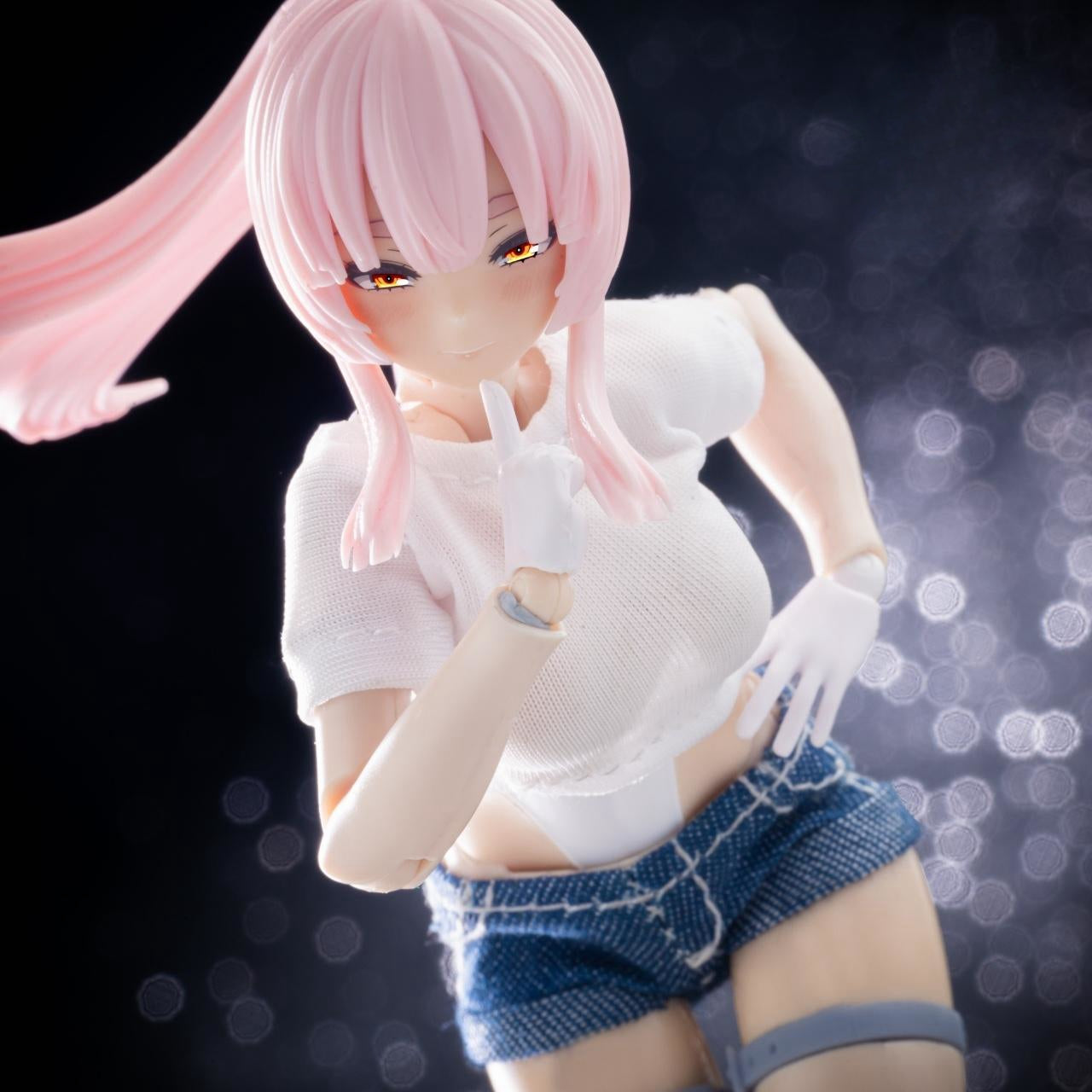 Vêtements de poupée KOTOBUKIYA C-010 échelle 1/12 : vêtements en jean pour figurine de collection de 15 cm