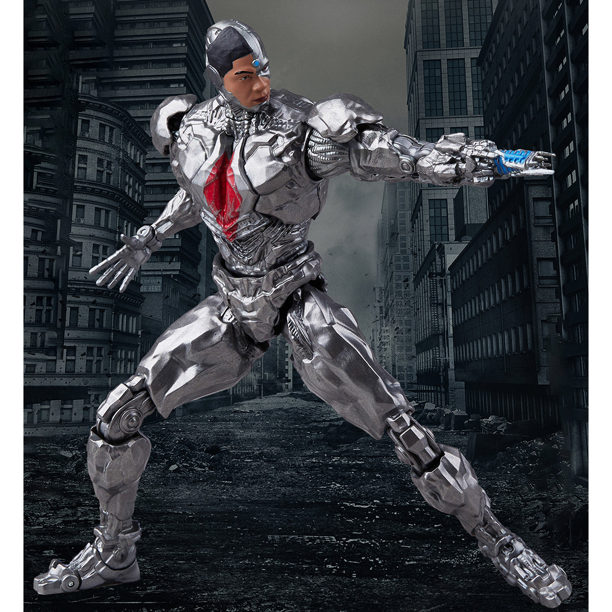 Ensemble complet Fondjoy : Cyborg, figurine miniature à l'échelle 1:9