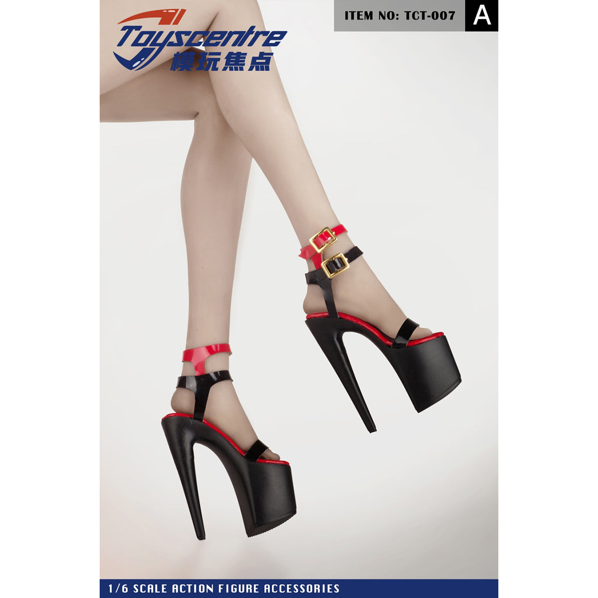 Toyscentre, Female High Heels Sandals Shoes, Doll Accessory for 12-inches Action Figurine