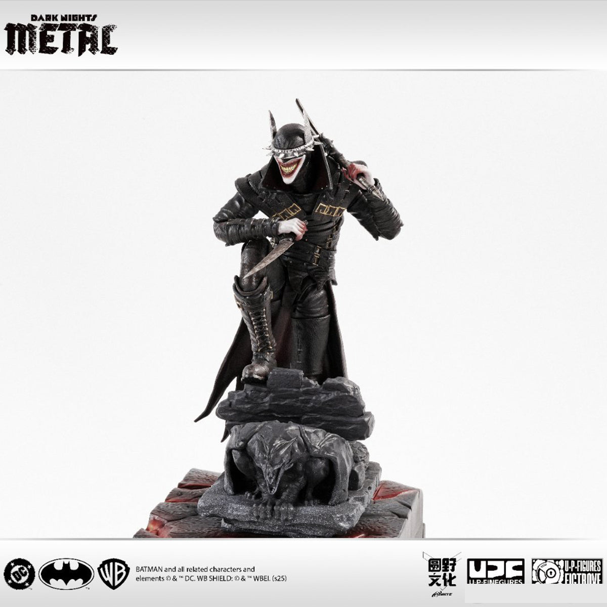 Round Field × U-P-Finegures Dark Nights: Metal - The Batman Who Laughs 1/12 Scale Action Figure