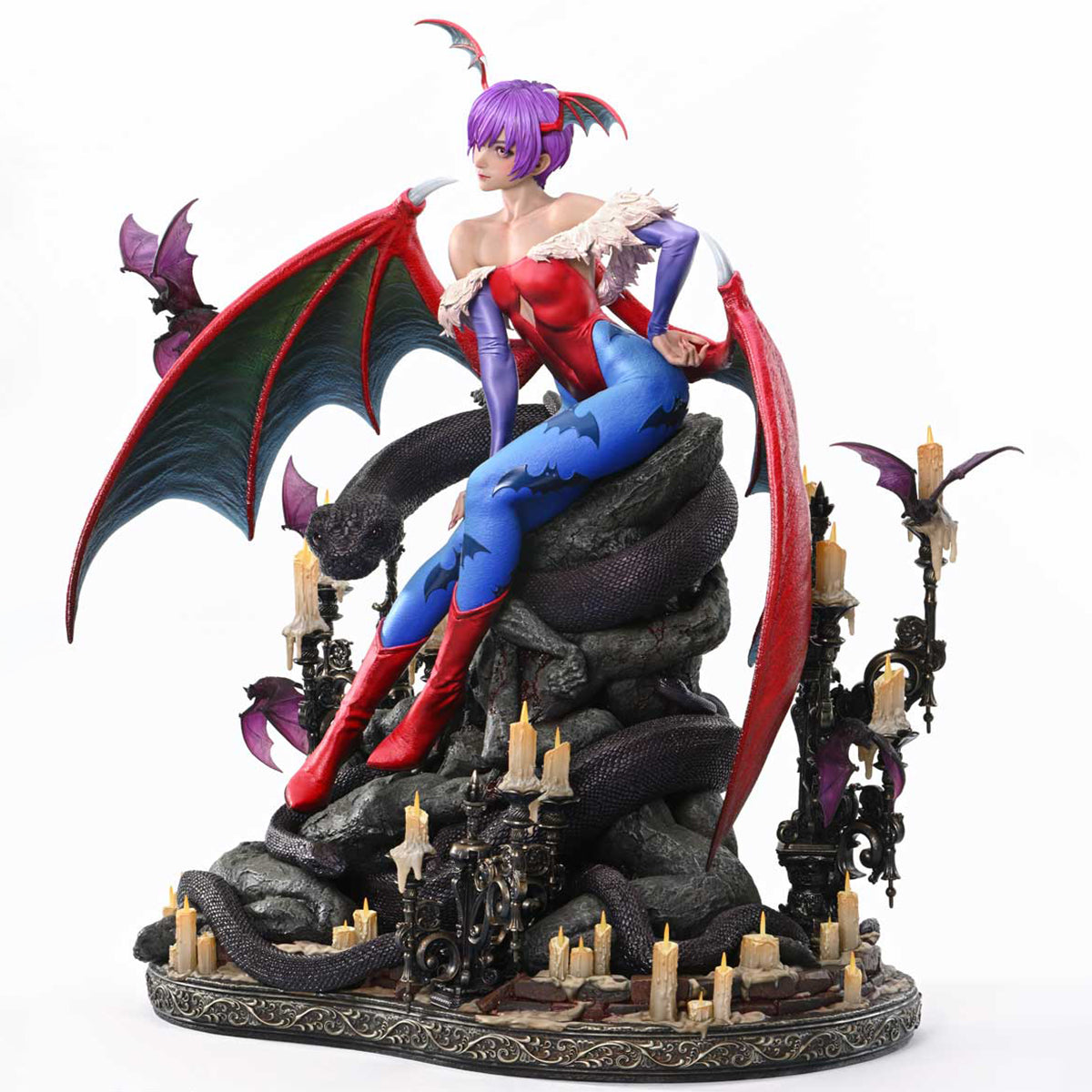 Prime 1 Statue, Darkstalkers Real Elite Masterline Darkstalkers Lilith, 1/4 Scale Art Figurine