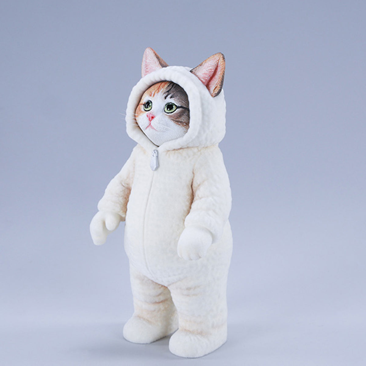 JXK, Fluffy Cat, Static Animal Figurine