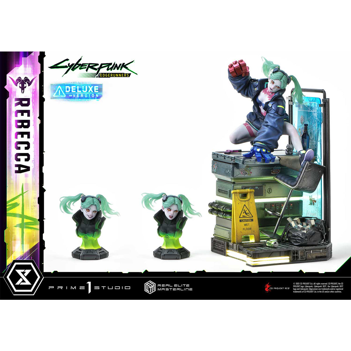 Prime 1 Statue, Cyberpunk Edgerunners Rebecca, 1/4 Art Anime Statue