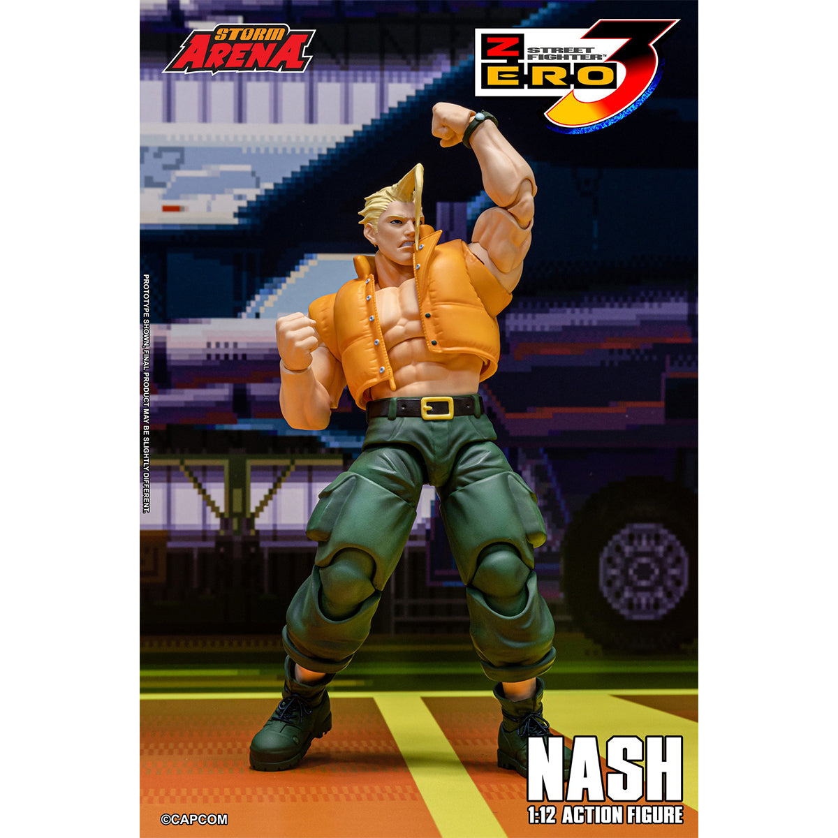 Storm Collectibles Street Fighter 3 Zero: NASH 1/12 Scale Action Figure