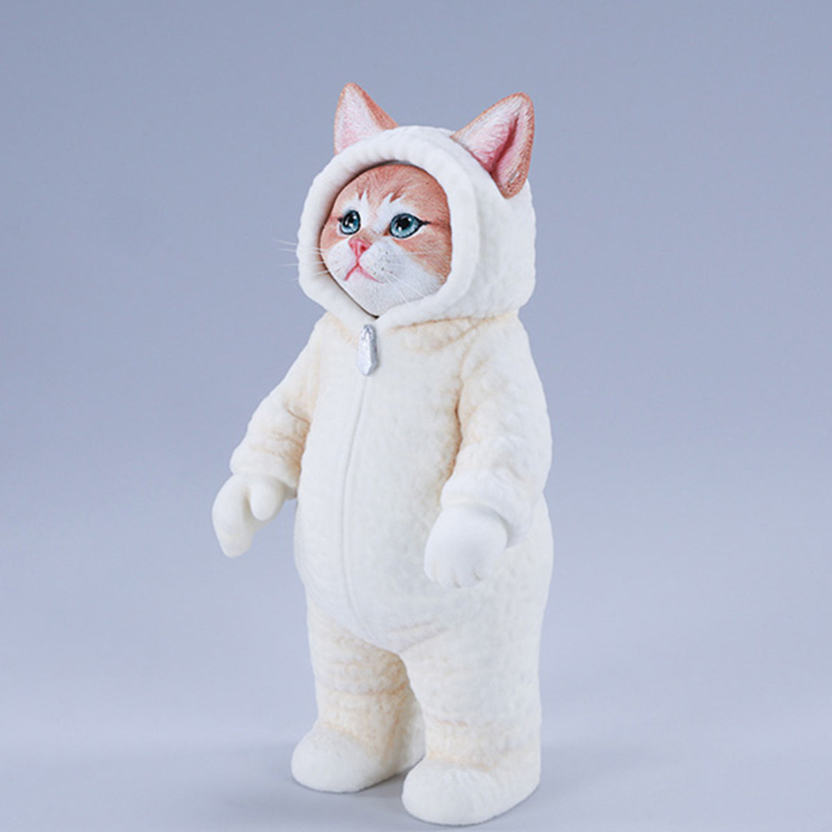 JXK, Fluffy Cat, Static Animal Figurine