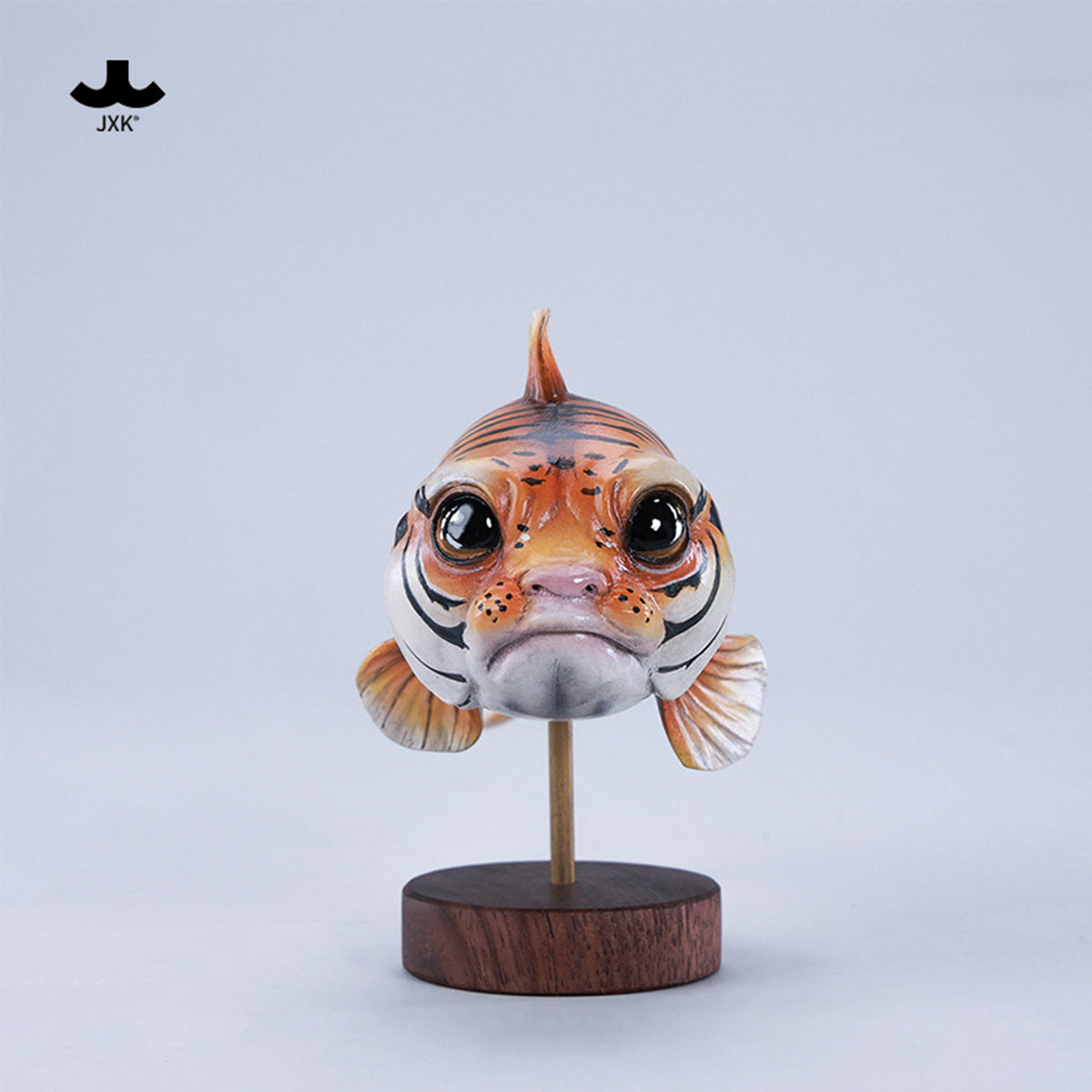 JXK Tiger-Growl Fish Static Expertly Hand-Painted Lifelike Animal Figurine