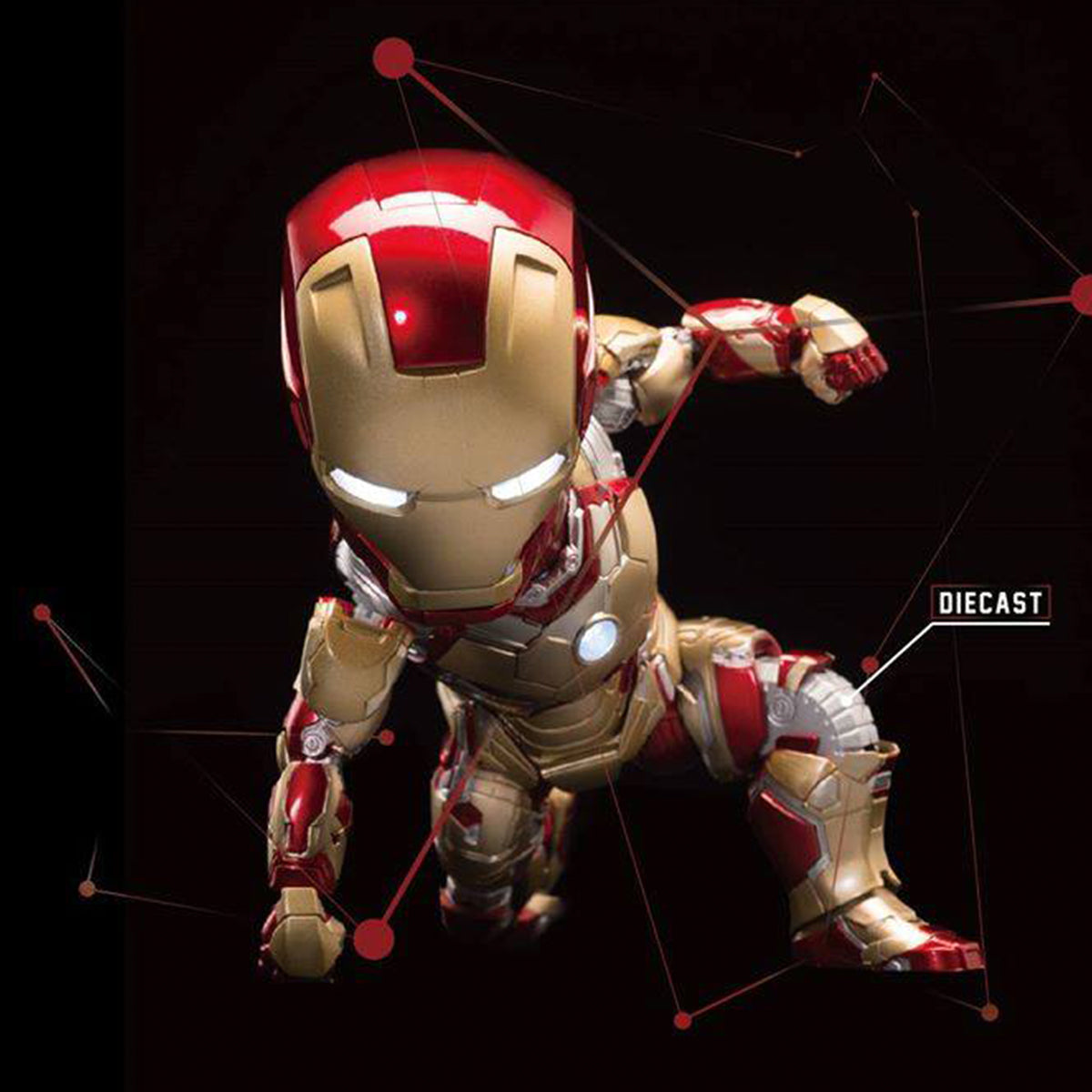 Beast Kingdom Iron Man 3: Iron Man MK42 EAA-036 Action Figure