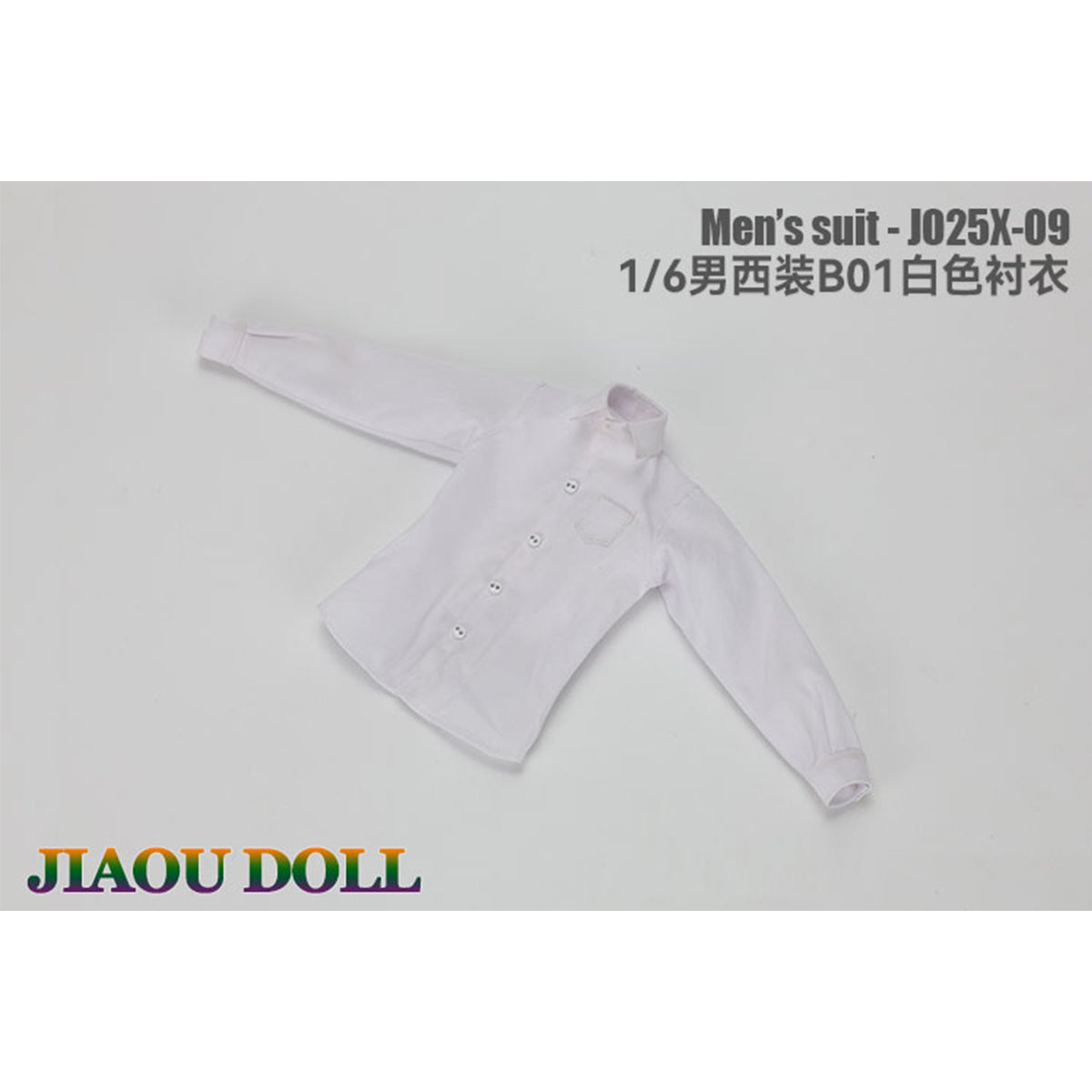 JIAOUDOLL Male Soldier Outfit Suit Jacket + Trousers + Shirt + Vest + Bow Tie Set Doll Clothes Accessory Fit 1/6 Scale 12-inches Action Figure