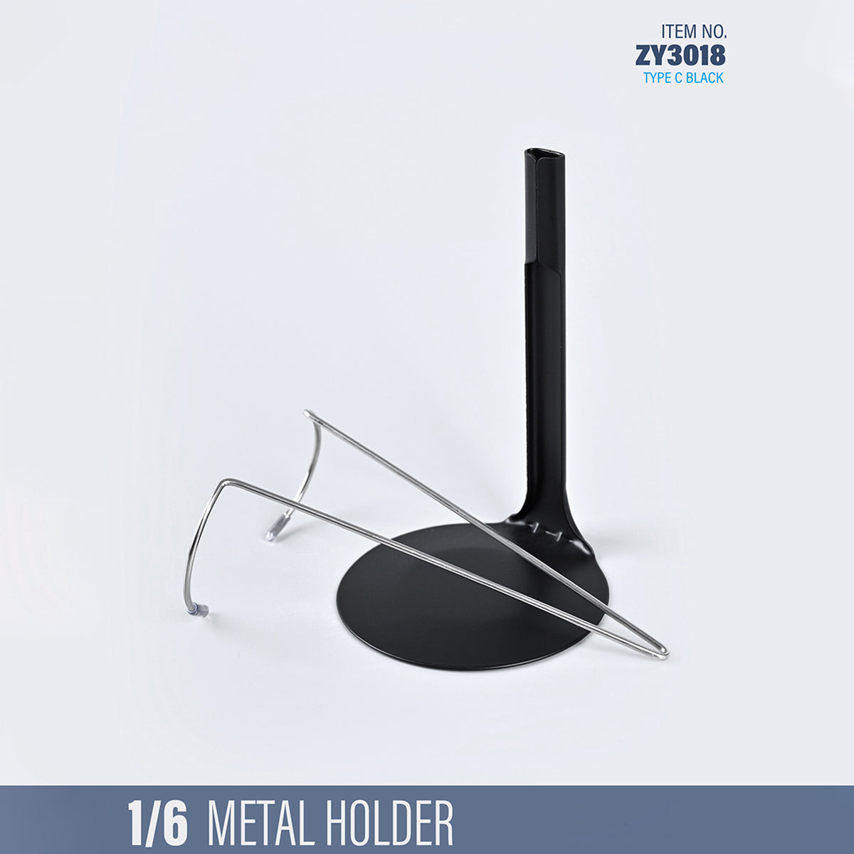 ZYTOYS, Type Y/Type U/Waist C Type Metal Display Stand Platform Props, Doll Accessory for 12-inches Figure