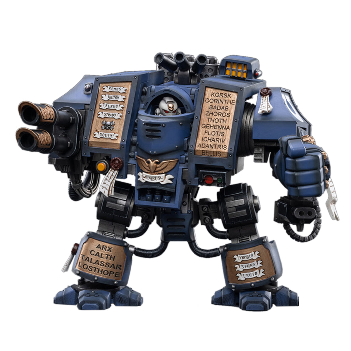 JOYTOY Space Marines Ultramarines Venerable Dreadnought Warhammer 40,000 1/18 Action Figures