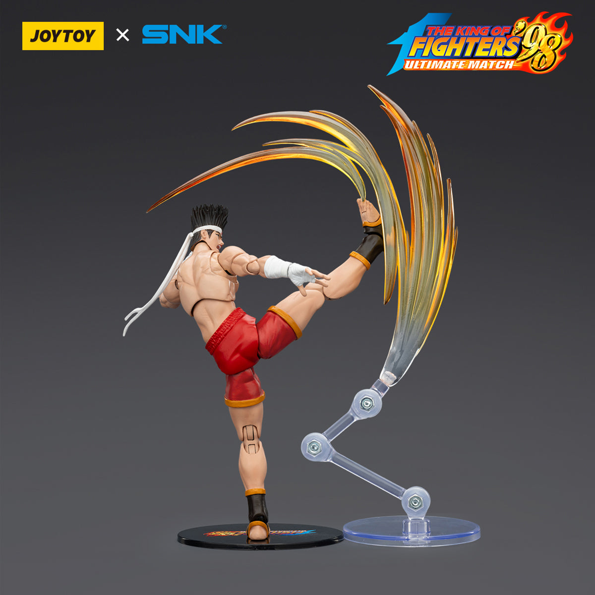JOYTOY KOF '98UM Fatal Fury Team Joe Higashi & Andy Bogard & Terry Bogard 1/18 Scale Action Figure