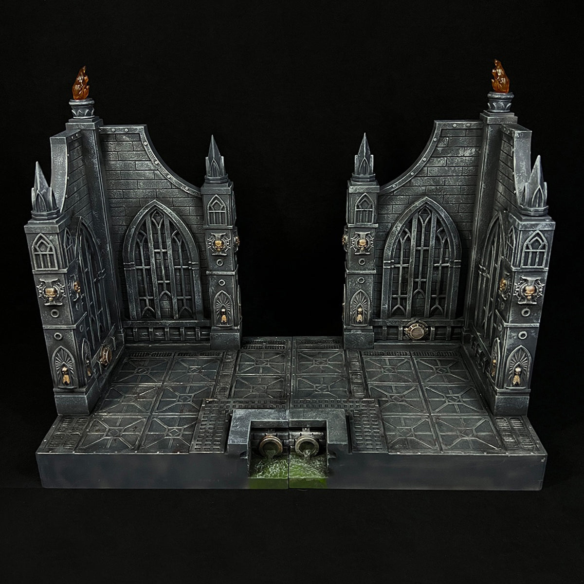 Xinglan Workshop Steel Casting Warhammer Infinite Combo Diorama Scene Base Fit 1/12 Scale Action Figure