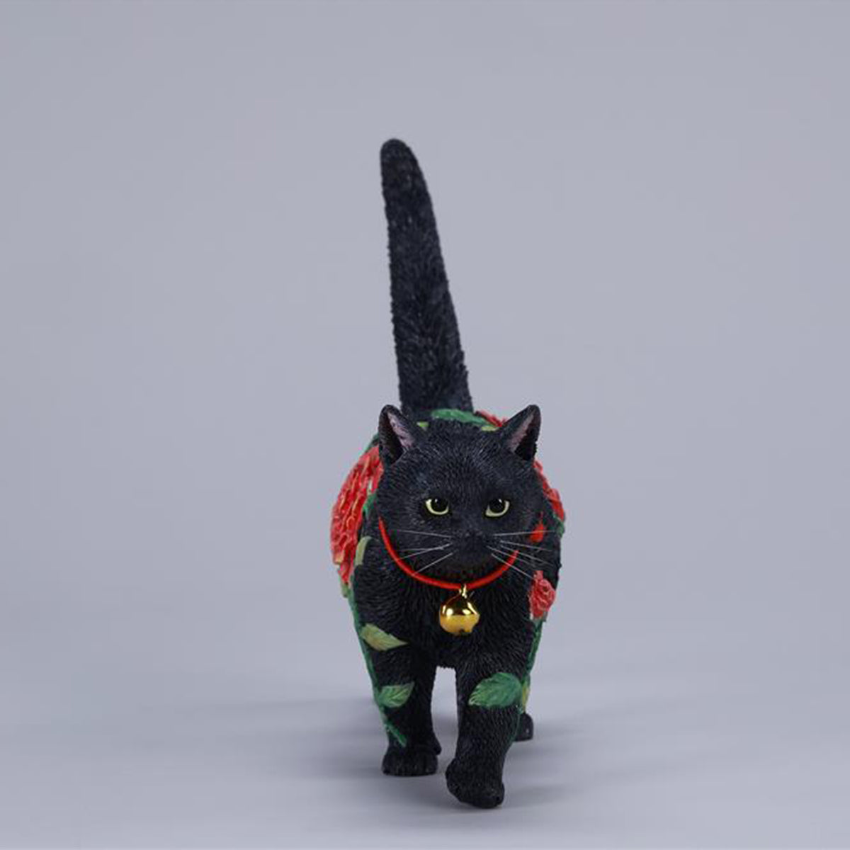 JXK, Rose Cat, Static Animal Figurine