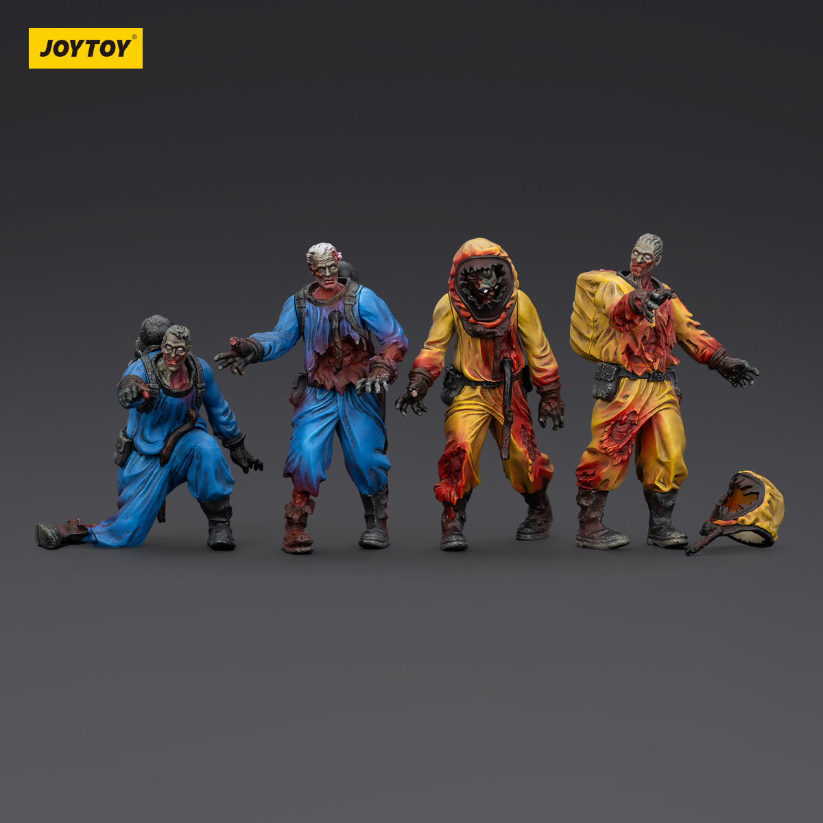 (Only Shipped to the US) JOYTOY 1/25 Dark Source Zombie Figure Biochemical Lab Team JT01550 Action Figures
