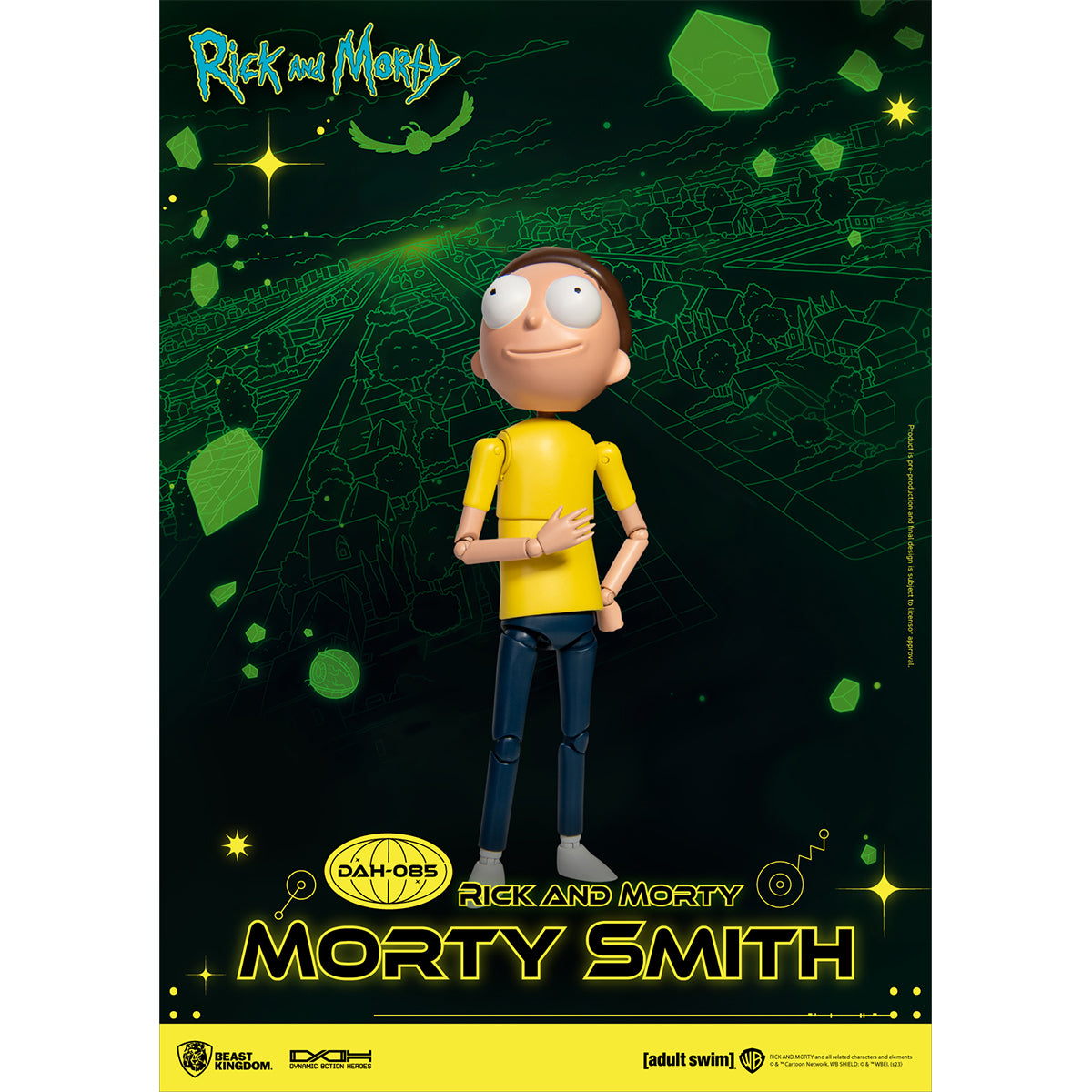 Beast Kingdom DAH-085 Rick and Morty Morty Smith Action Figure