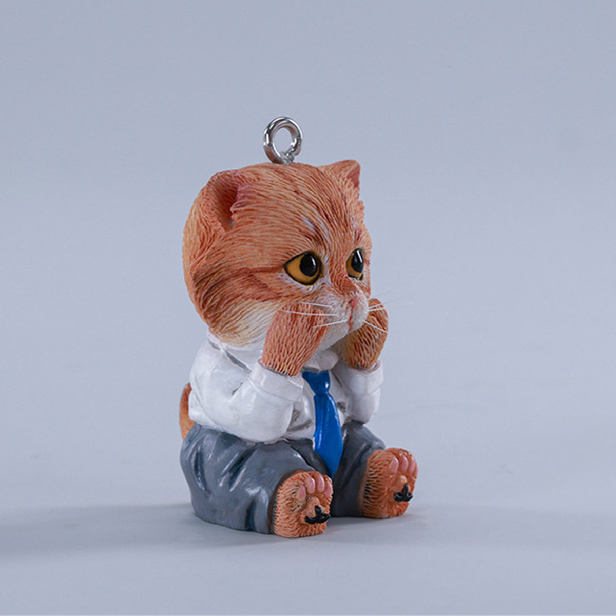 JXK&small, Drowsy Mew, Static Cat Animal Figurine