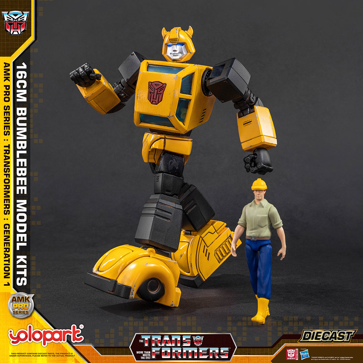 YOLOPARK AMK PRO Series Transformers G1 Bumblebee AMKPG1BB Pre-Assembled Model Kit