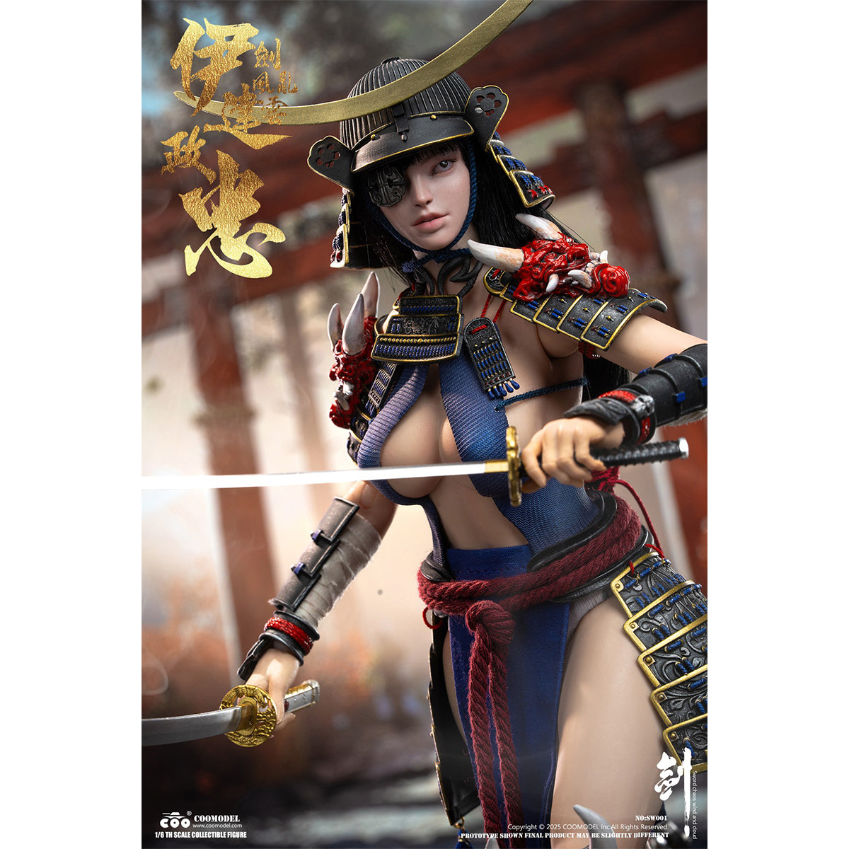 COOMODEL NO.SW001 Swords Of Chaos Date Masamune Warrior Maiden Edition 1/6 Scale Action Figure