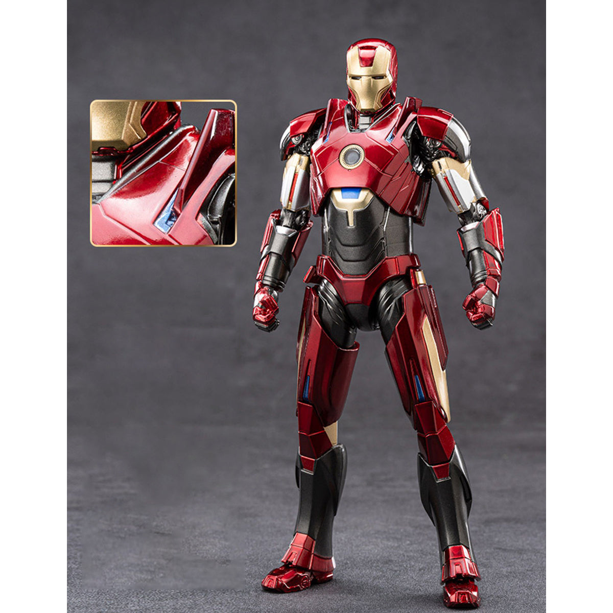 ZD Toys Iron Man Non-Light-Up Edition 1/10 Scale Action Figure
