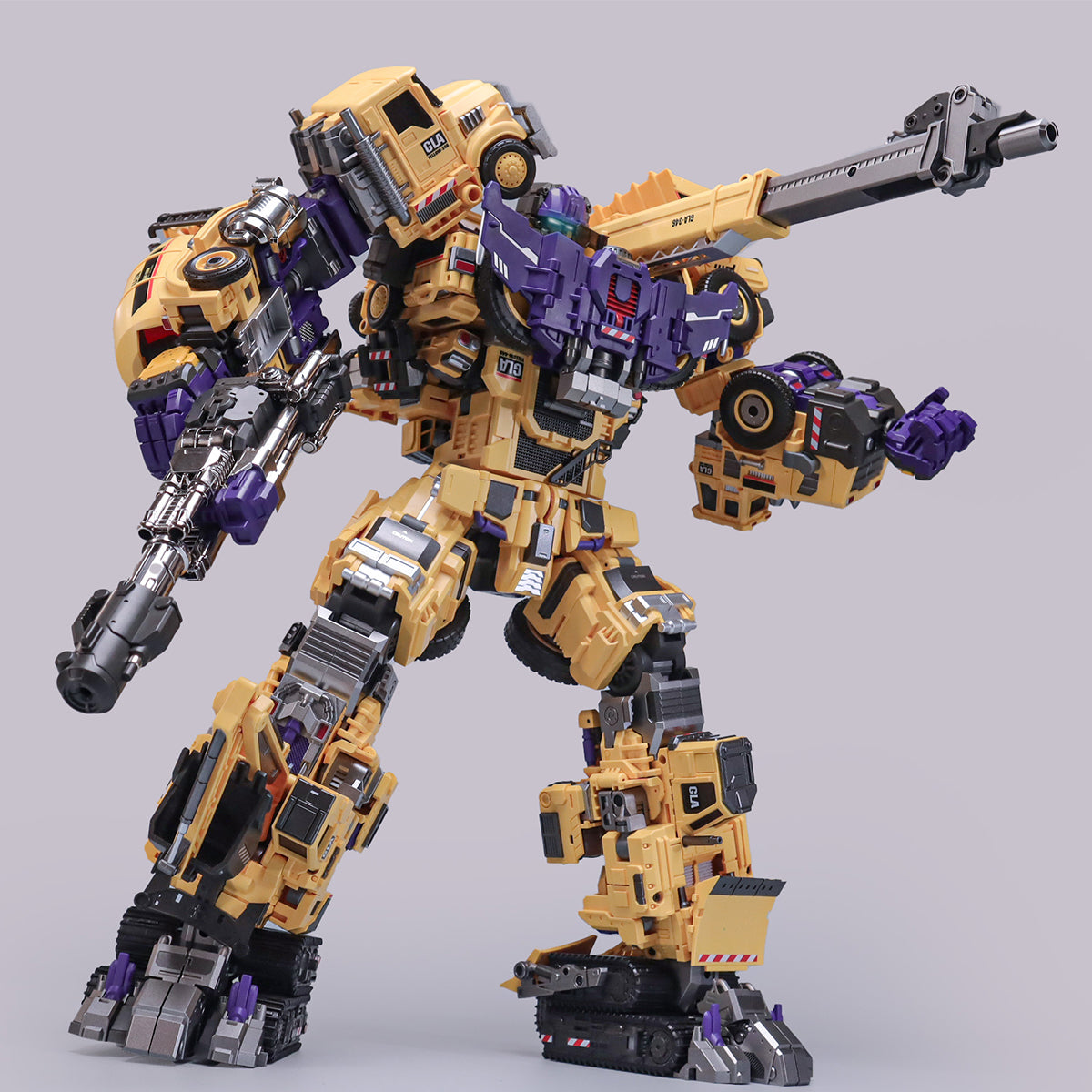 Mecha Invasion GLA-01-06Y Titan of Creation Yellow Edition Set Transformable Action Figure