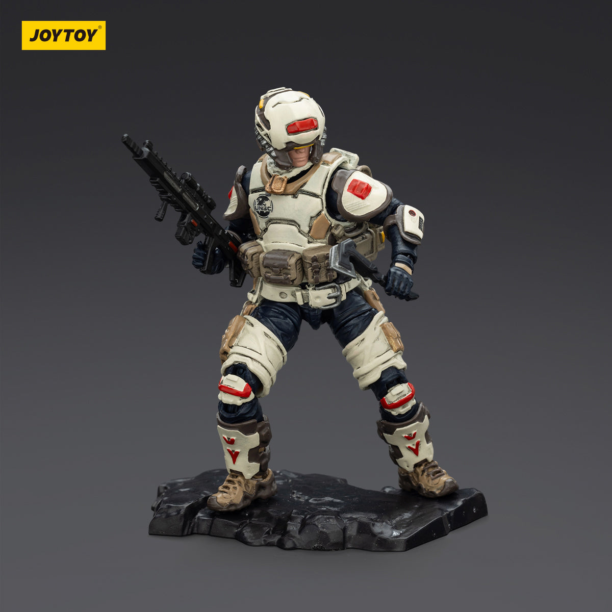 JOYTOY UNSC Sniper Mason/Medic Levi/Assaulter Samuel/Breacher Benjamin/Infiltration Expert Arthur/Elite Soldier Hunter/Assaulter Elias/Assaulter Liam 1/25 Scale Action Figure