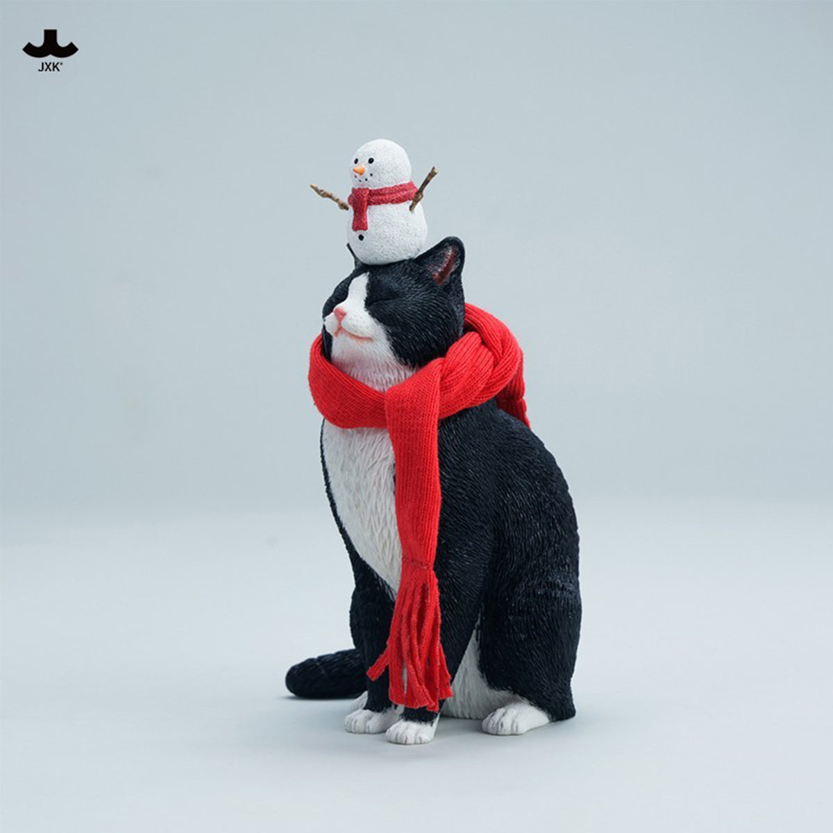 JXK Warm Cat in Winter Corner JXK349 Collectible Animal Figurine