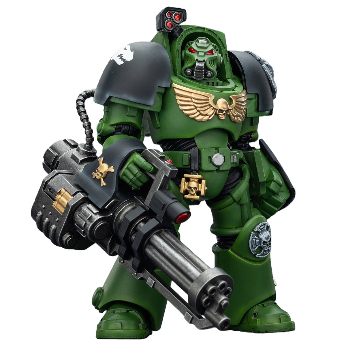 JOYTOY Warhammer 40,000 Salamanders Terminator with Power Fist and Assault Cannon & with Power Fist and Storm Bolter & with Power Sword and Storm Bolter Action Figure
