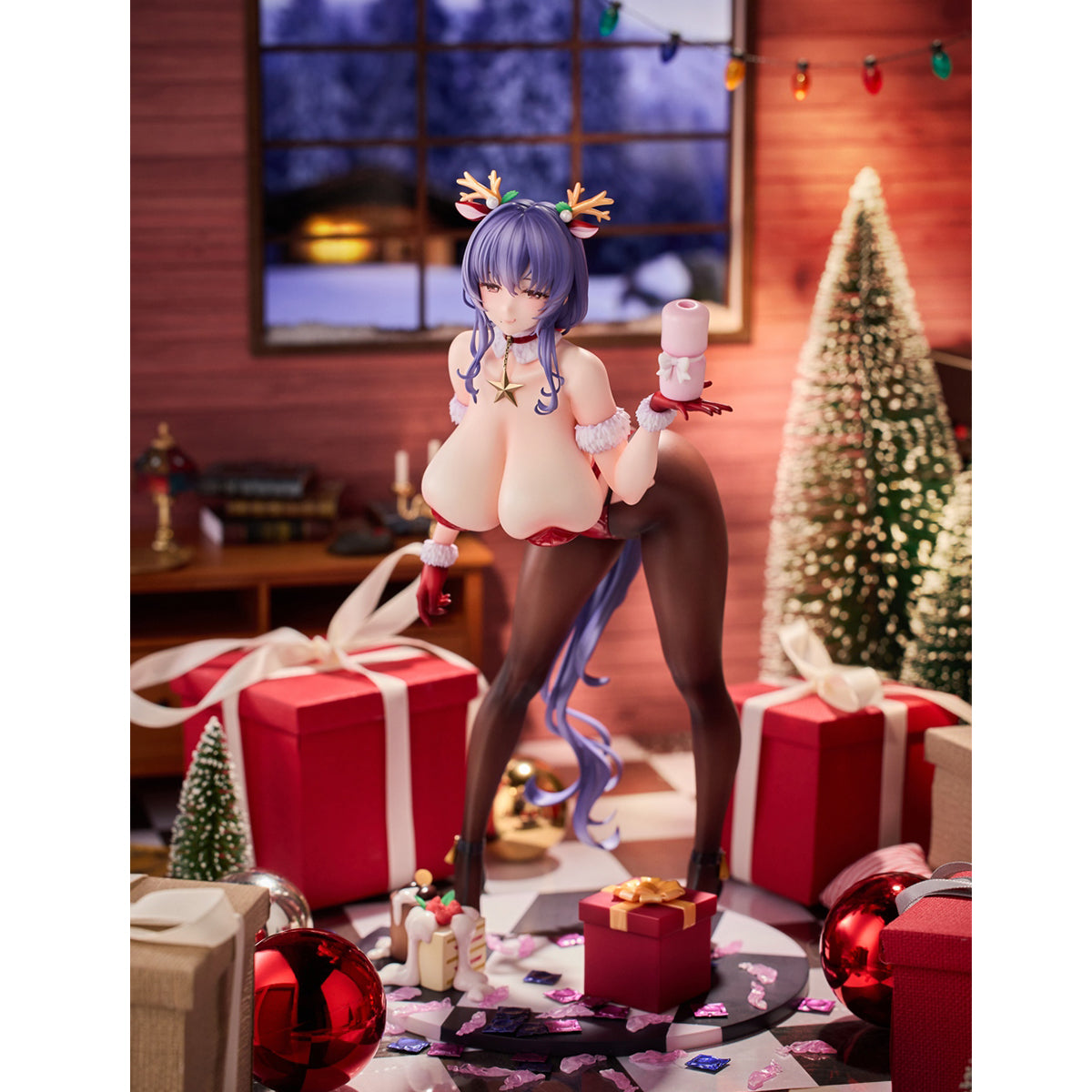 PinkMango, Succubus Homestay Sakimai Shiori Christmas Costume, Art Anime Statue
