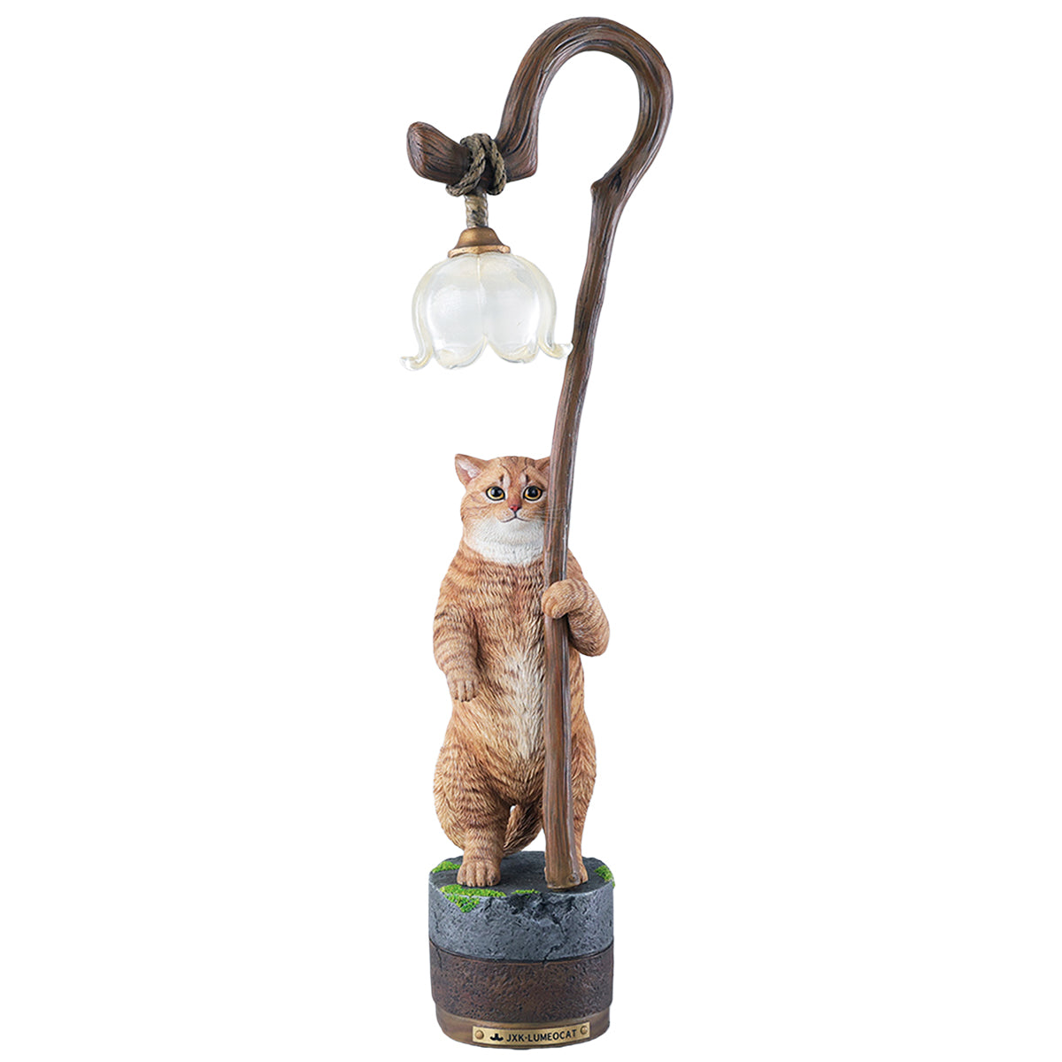 JXK Lily of the Valley Reflecting a Cat JXK342 Collectible Animal Figurine