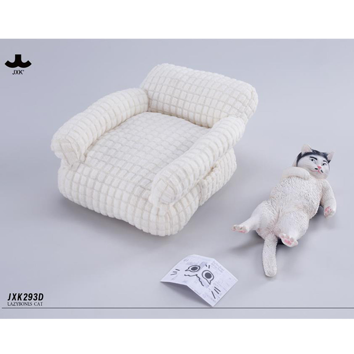 JXK, Lazybones Cat, Static Animal Figurine