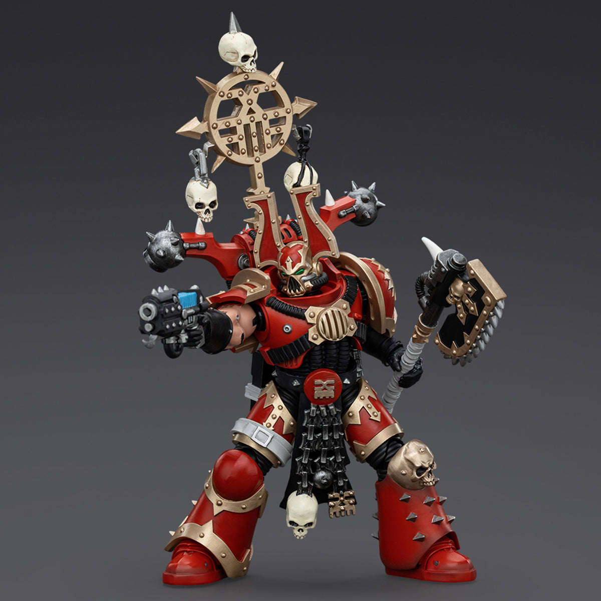 JOYTOY Warhammer 40K 1/18 World Eaters Khorne Berzerker with Berzerker lcon Action Figure