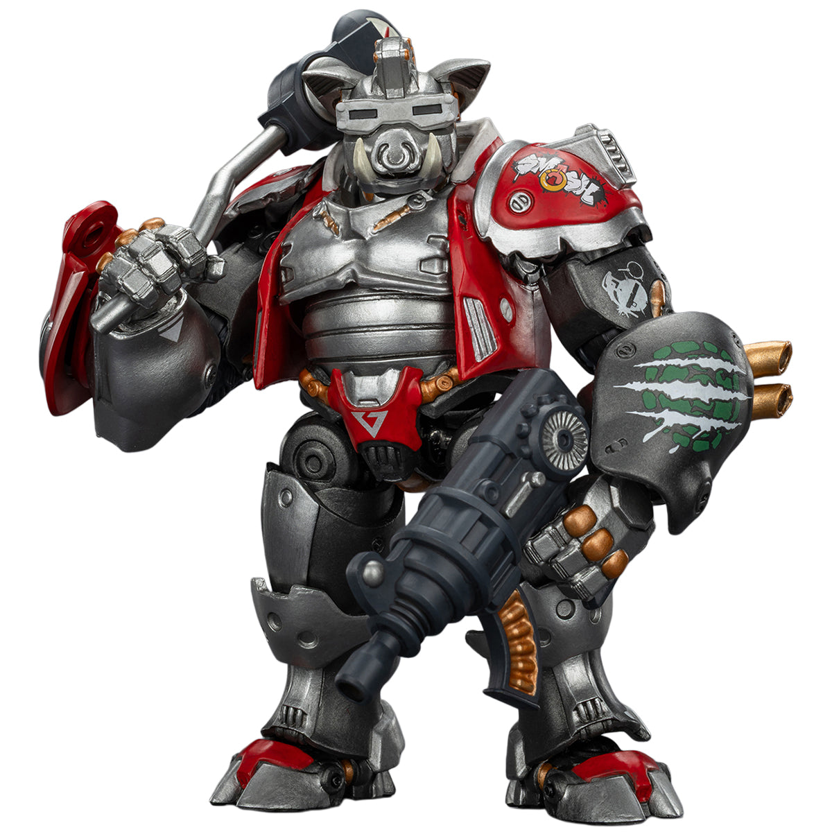 JOYTOY TMNT-Mighty Rocksteady & TMNT-Super Bebop 1/18 Scale Action Figure