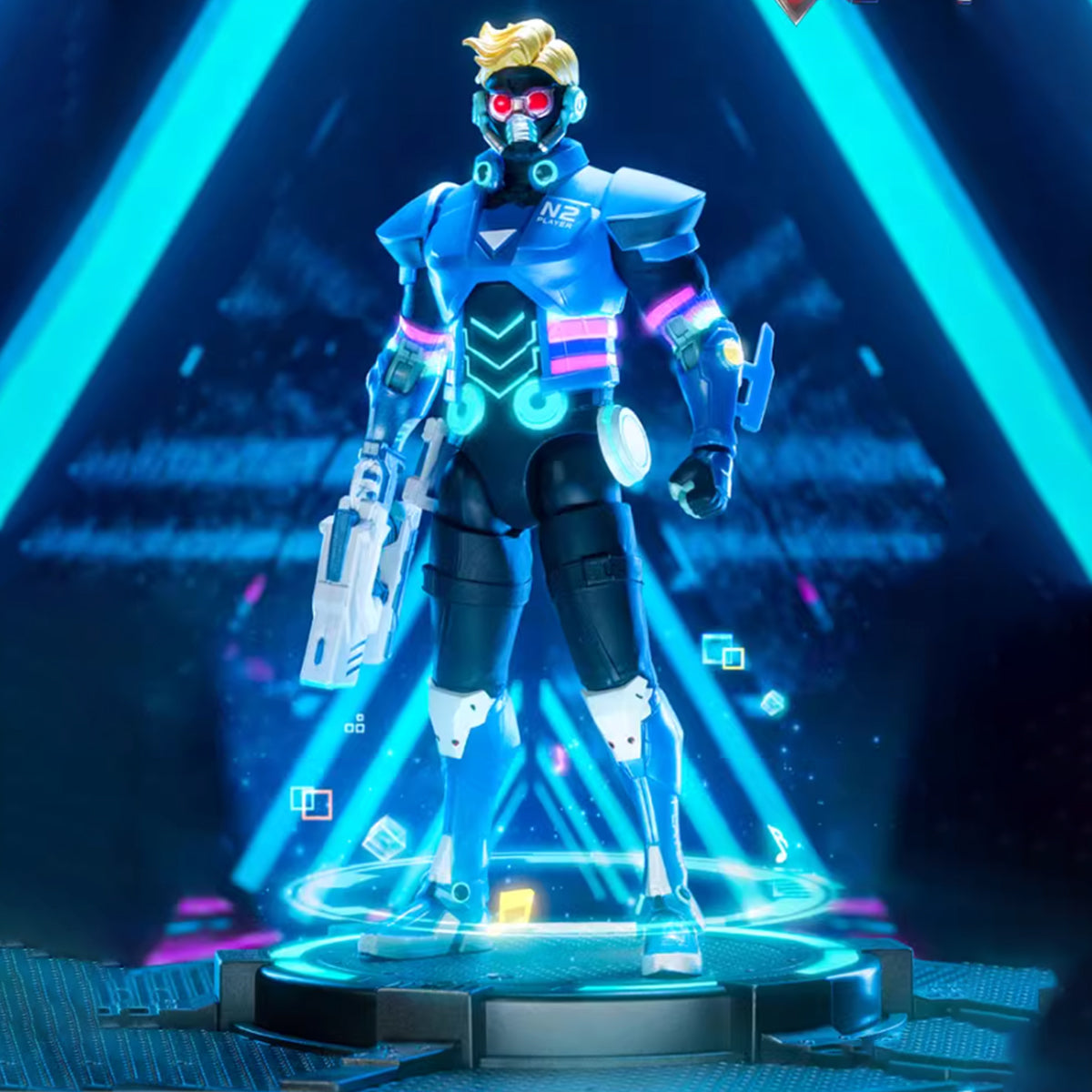 ZD Toys Super War Game Series Collectible Figure Full Set: Star-Lord, Video Game Style, 1:10 Scale Miniature Action Figurine YXXJ