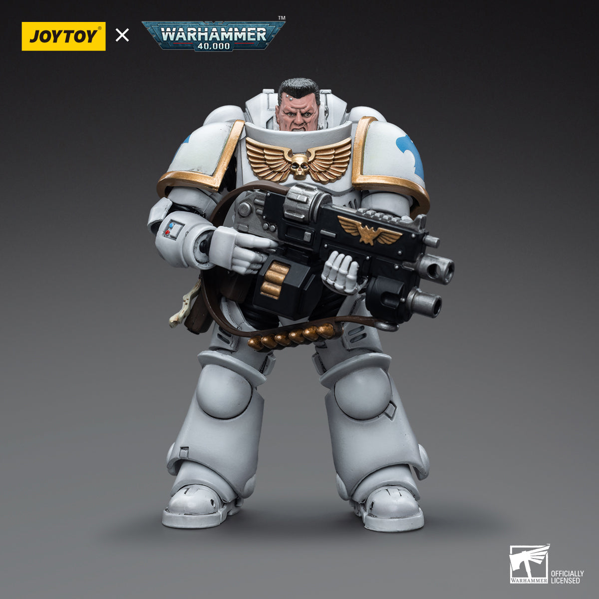 JOYTOY Warhammer 40,000 JT6847 Space Marines White Consuls Intercessors 01 1/18 Scale Action Figure