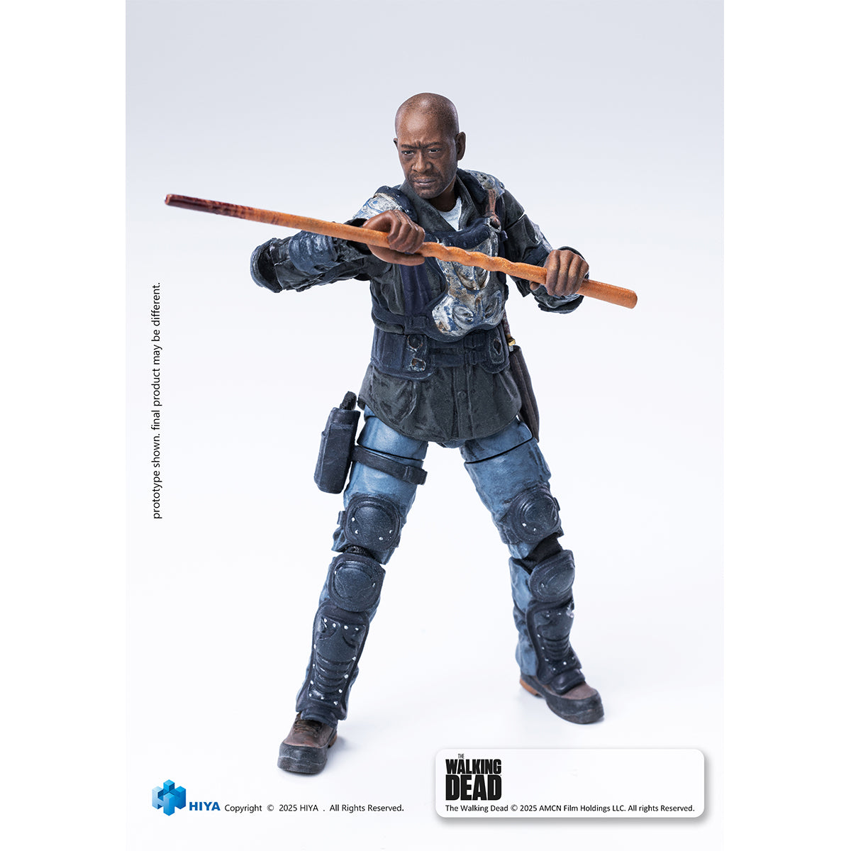 HIYA The Walking Dead Morgan EXQUISITE MINI Series 1/18 Scale Action Figure