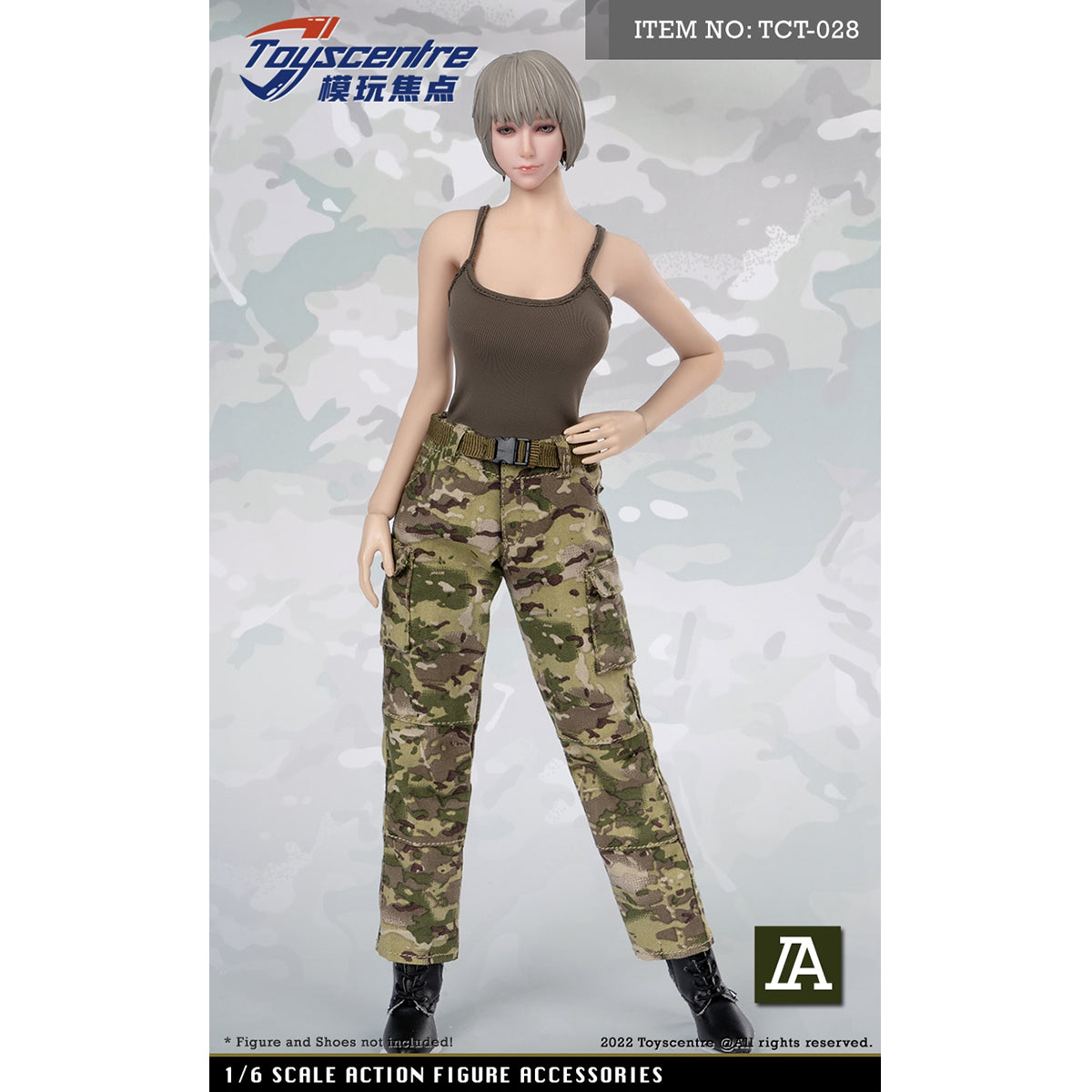 Toyscentre, Female Vest Pants Trousers Set, Doll Clothes Accessory for 12-inches Action Figurine